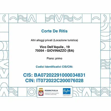 Corte De Ritis Vendégház Giovinazzo